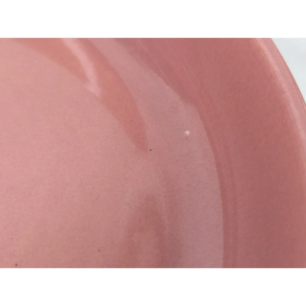 Bauer Los Angeles Ceramic Pink Round Serving‎ Bowl 10.75 Inch